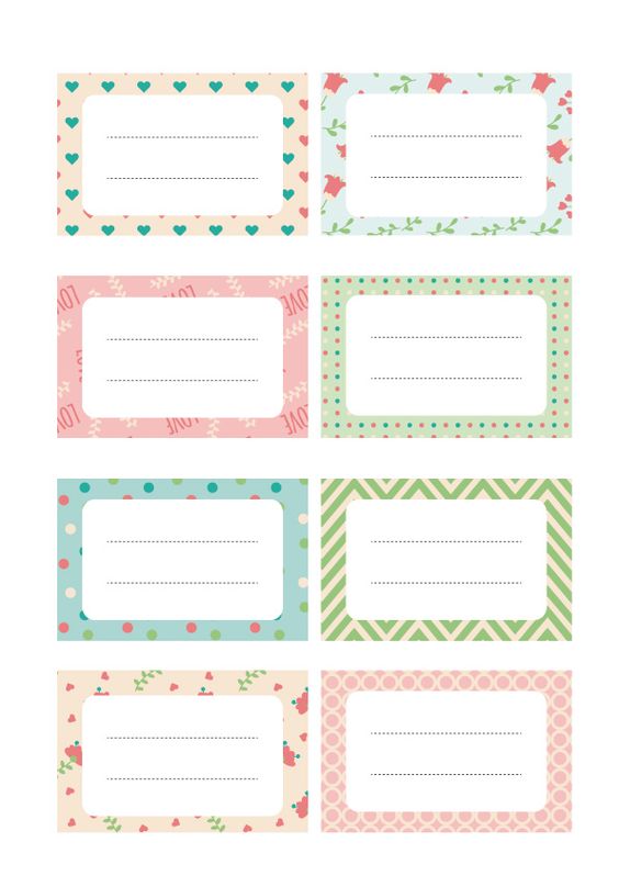 etiqueta todos los paquetes que hagas con el nombre, la fecha y las unidades