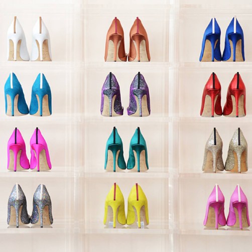 Zapatos, todos en el mismo armario, aprovecharás el espacio y ganarás tiempo