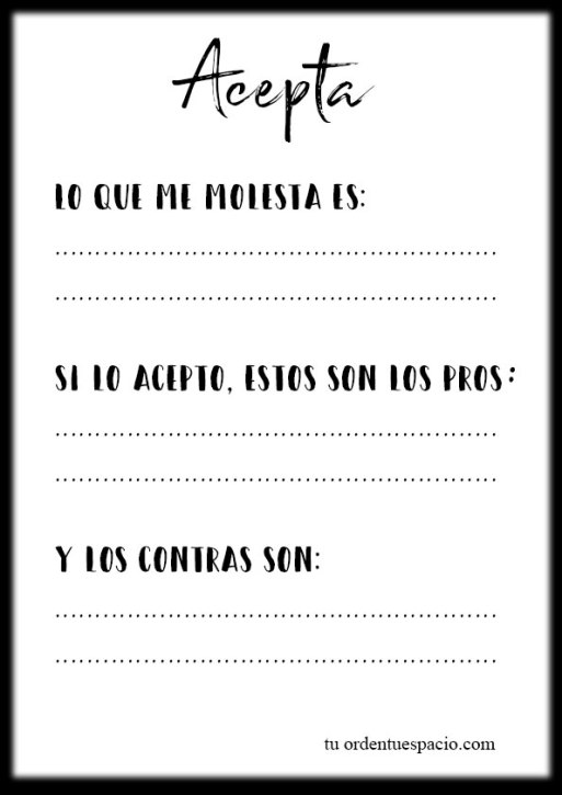 Reto: 21 días sonriendo. 6º día. Acepta