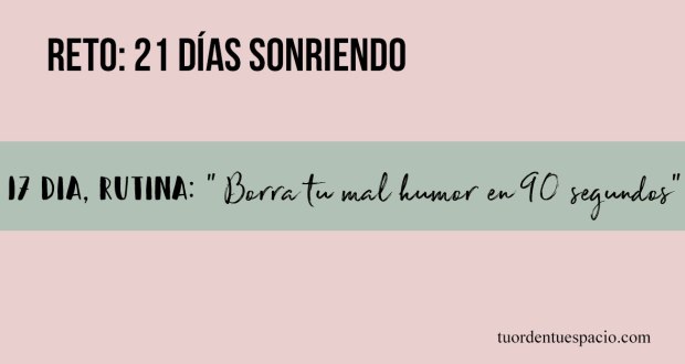 rutina exprés para sentirte mejor