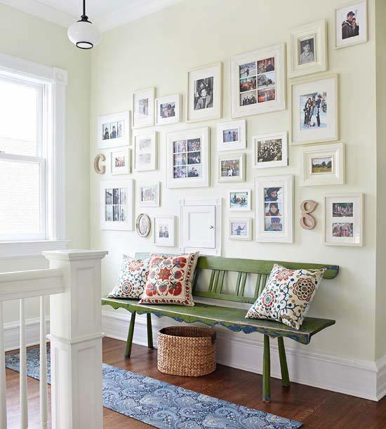 Decora con fotos las paredes de tu casa, te harán sonreír cuando las veas, serás más feliz